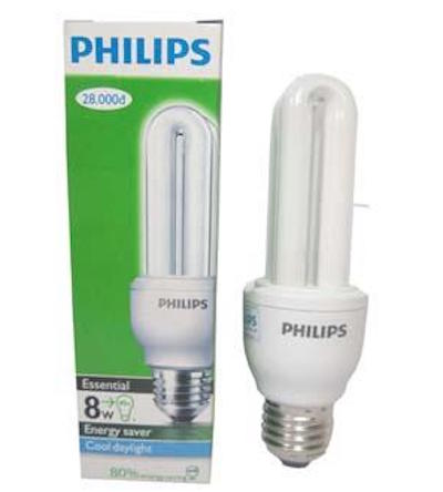 ĐÈN COMPACT - PHILIPS ESSENTIAL 3U 8W