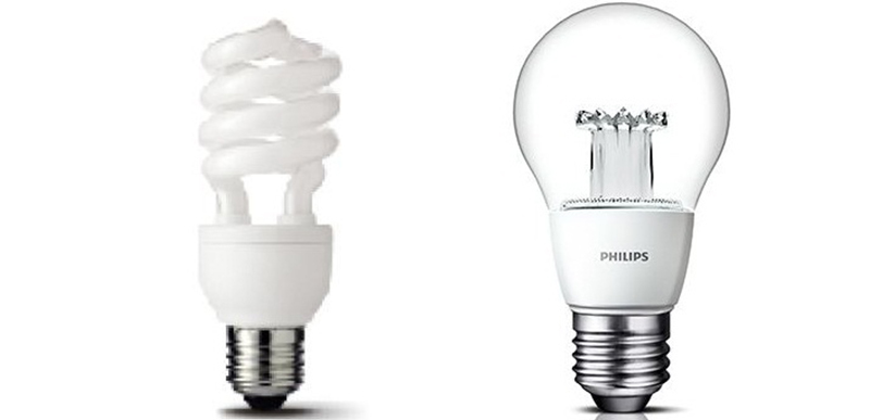 Sử dụng đèn Led hay đèn compact sẽ tiết kiệm hơn