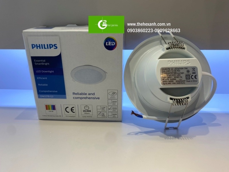 Bật mí 6 ưu điểm của bóng đèn led downlight âm trần Philips