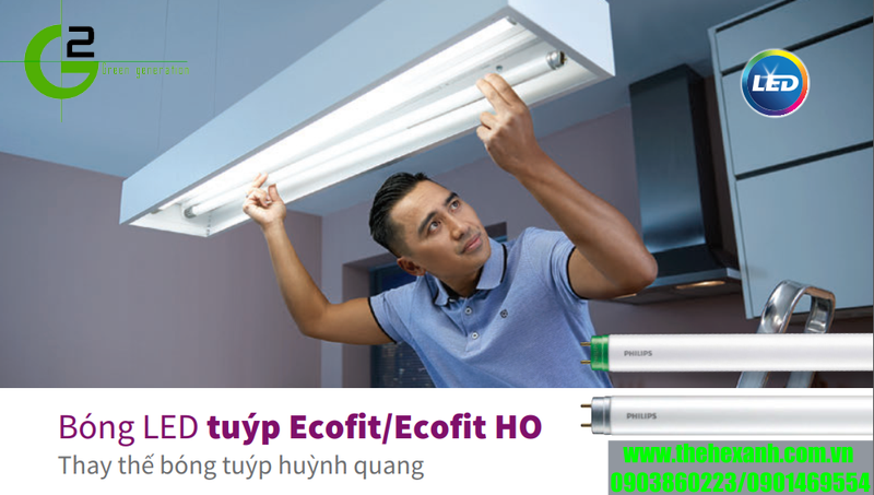 Đèn LED tuýp 1m2 Philips