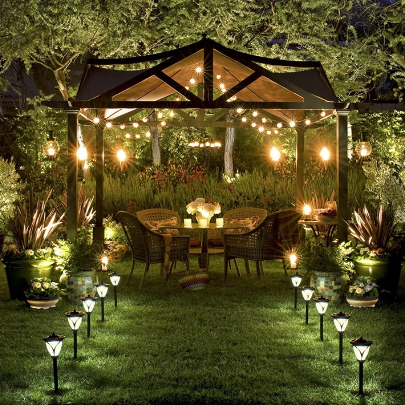 Mách bạn cách chọn đèn trang trí cho quán cà phê sân vườn