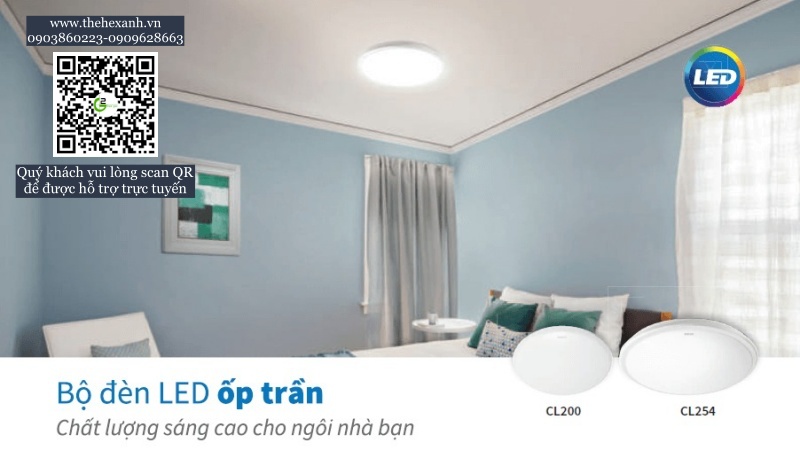 ĐÈN ỐP TRẦN LED PHILIPS CL200 EC RD 20W HV 02 65K LED CEILING