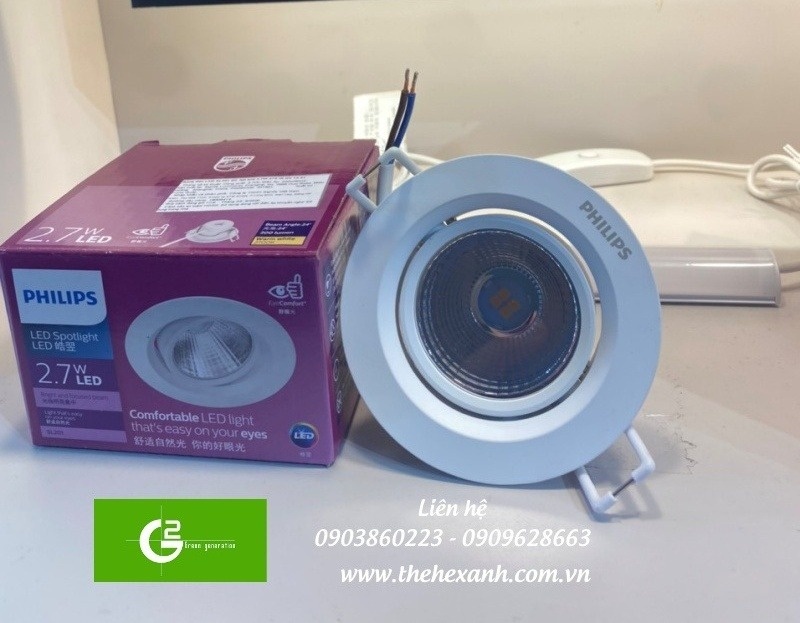 Đèn chiếu điểm spotlight Philips